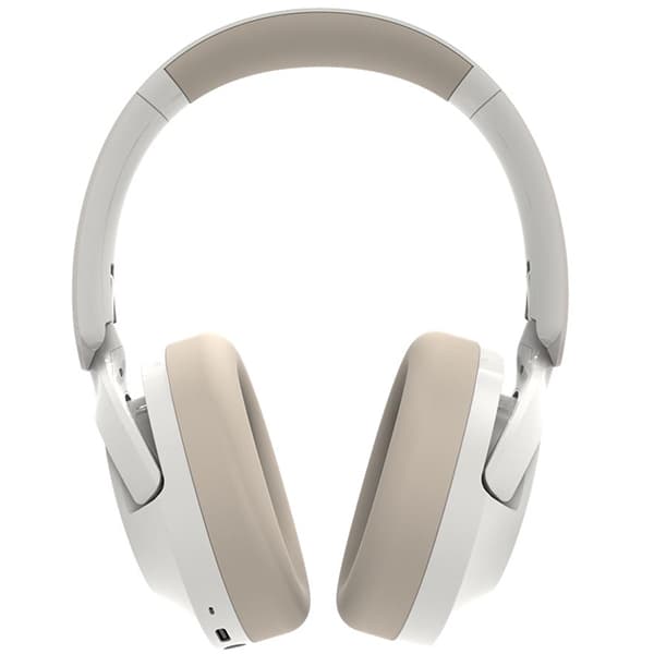 Creative ZenHybrid 2 trådløse hovedtelefoner, cremefarvede, Bluetooth 5.2, ANC
