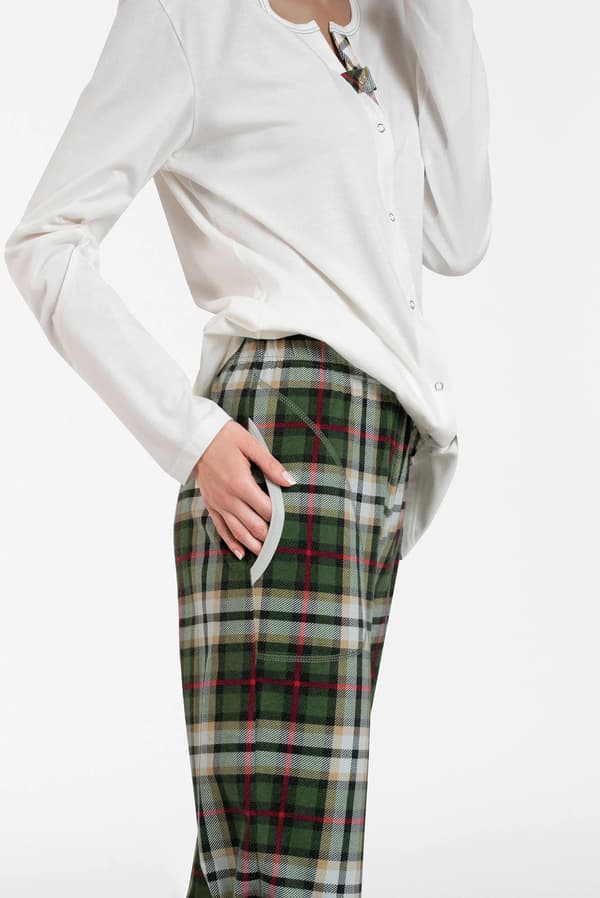 Asama dampyjamas långärmad, långbyxor S