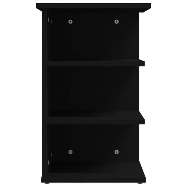 vidaXL sideskab sort 35x35x55 cm træbaseret materiale