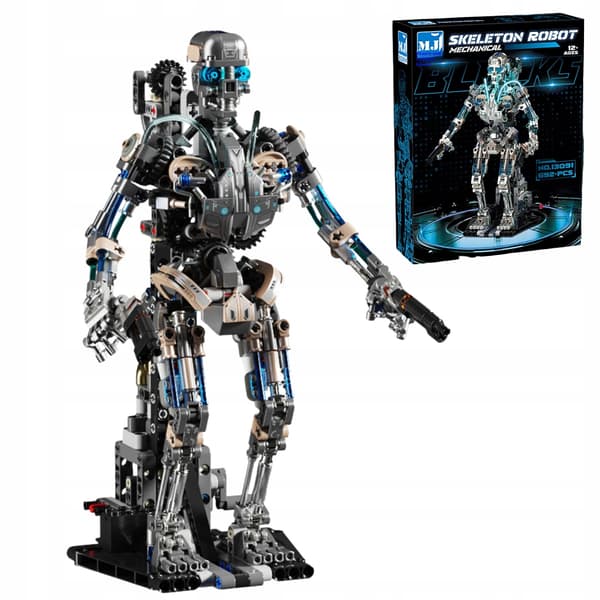 MJI 13091 - Rörlig mekanisk robot Cyborg Technic LED, 692 st.