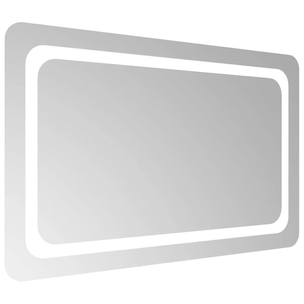 vidaXL Badrumsspegel med LED, 80x50 cm