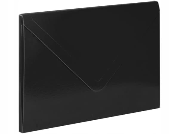 KUVERTMAPPAR A-3 SVART 1CM 8023