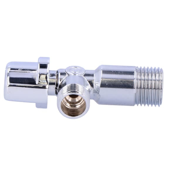 Eco-krominen kulmaventtiili 1/2"-3/8"