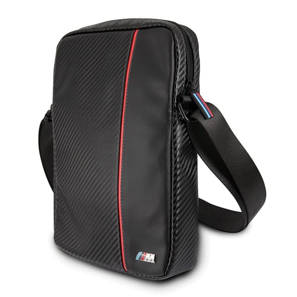 BMW Carbon Red Stripe Tablet Bag 8" tabletille, musta