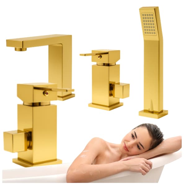 CUBO 3-HULS BADEKARARBATTER S-1032G GULD