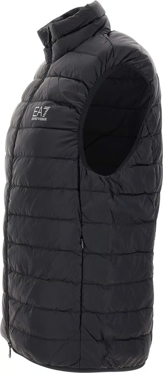 EA7 Emporio Armani herreslugervest, isoleret, ermeløs, sort, størrelse 3XL