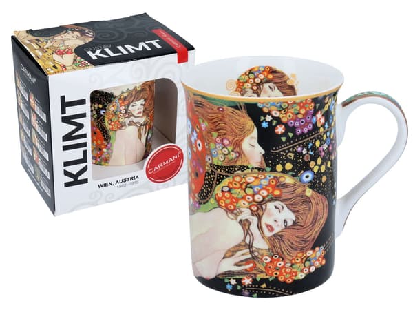 Carmani, klassisk Gustav Klimt/Slanger krus