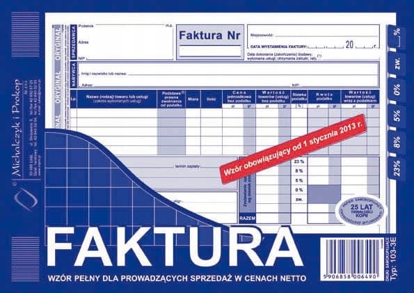 MOMS-FAKTURA (FULD) A5 103-3E