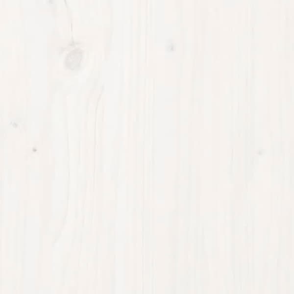 vidaXL Barnsängram vit 90x200 cm furu