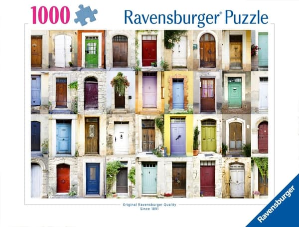 2D-pussel: Provence - Dörrar 1000 bitar