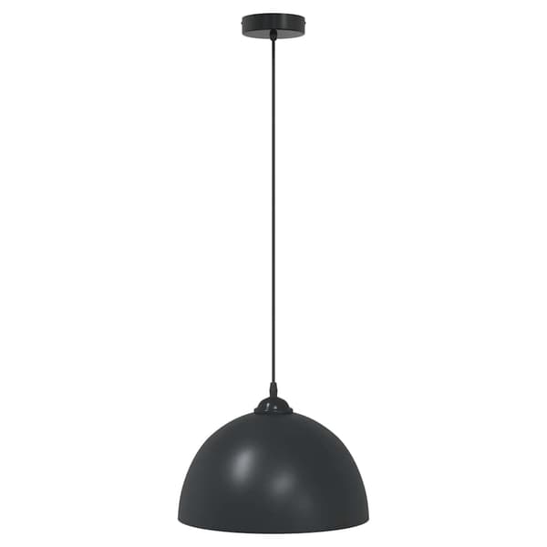 vidaXL pendellamper 2 stk. justerbar højde E27 sort metal