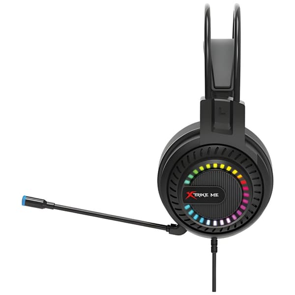 XTRIKE ME HP-318 Gaming Headset med Mikrofon Sort