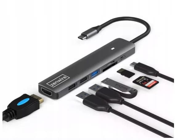 HUB 7-i-1 HS-HC703 adapter
