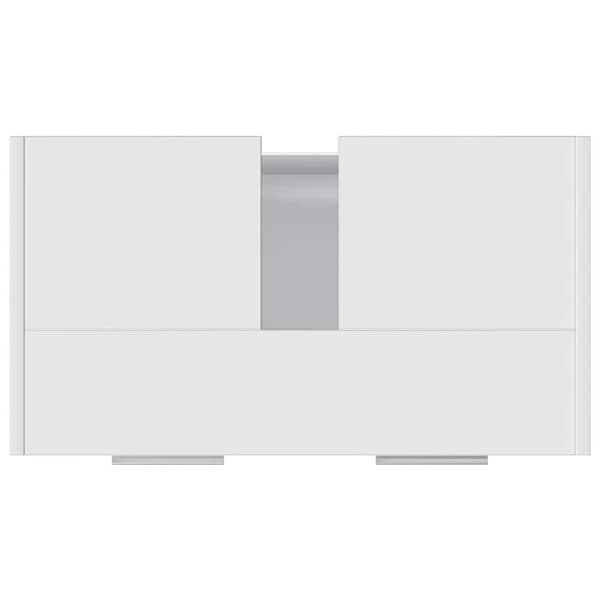 vidaXL Badrumsskåp vit 60x33x61 cm träbaserat material