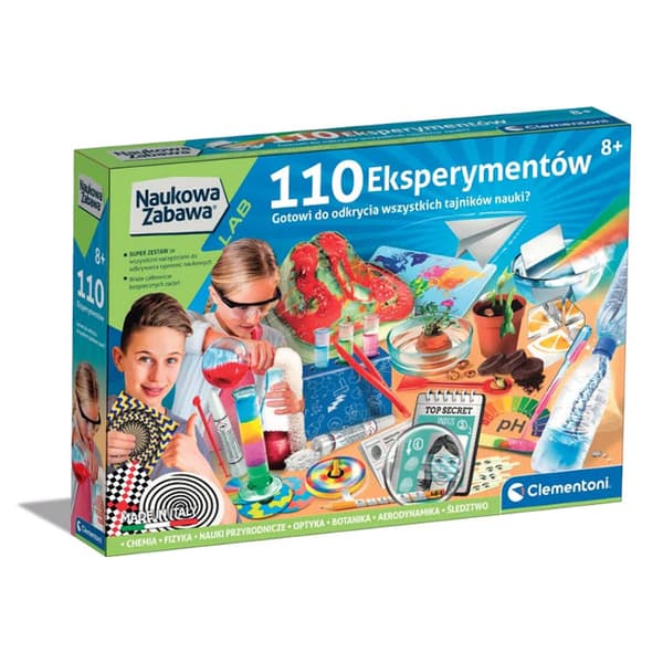 Vetenskapskul. 110 experiment. Clementoni 50720