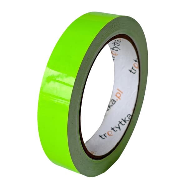 Fluorescerande tejp 20 mm x 10 m grön