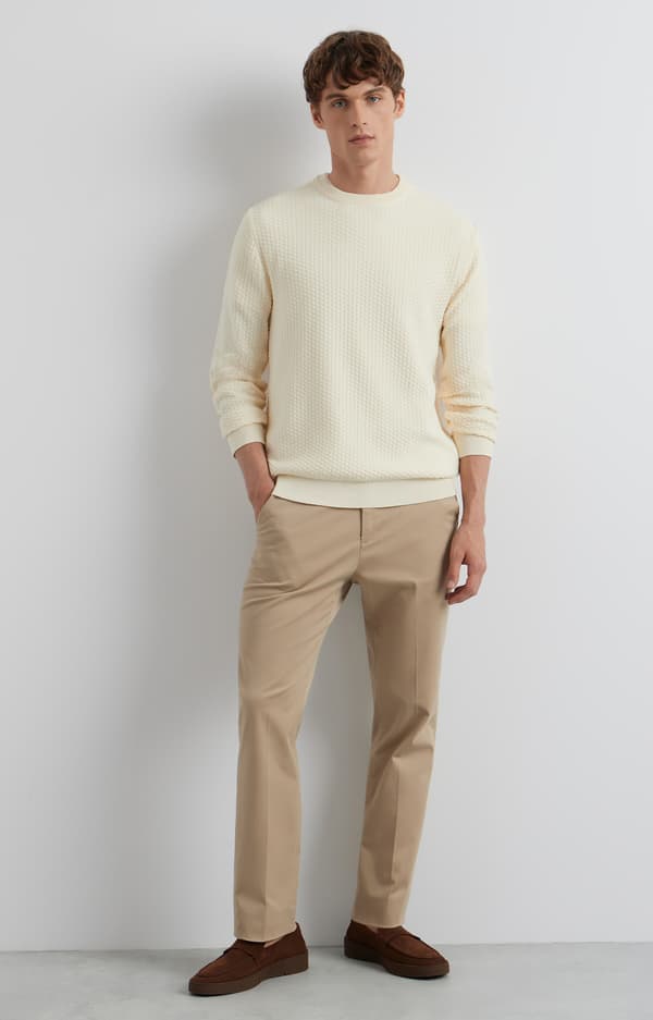 Trøje med rund hals XL