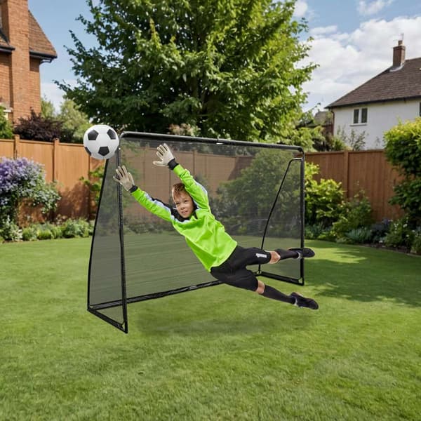Fodboldmål 180 x 120 cm FORTE sort