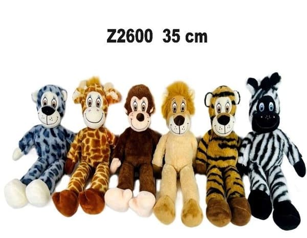 Viidakon eläimet 35cm SEKOITUS