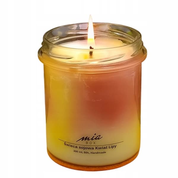 Marmoreret sojalys Lindeblomst 240g