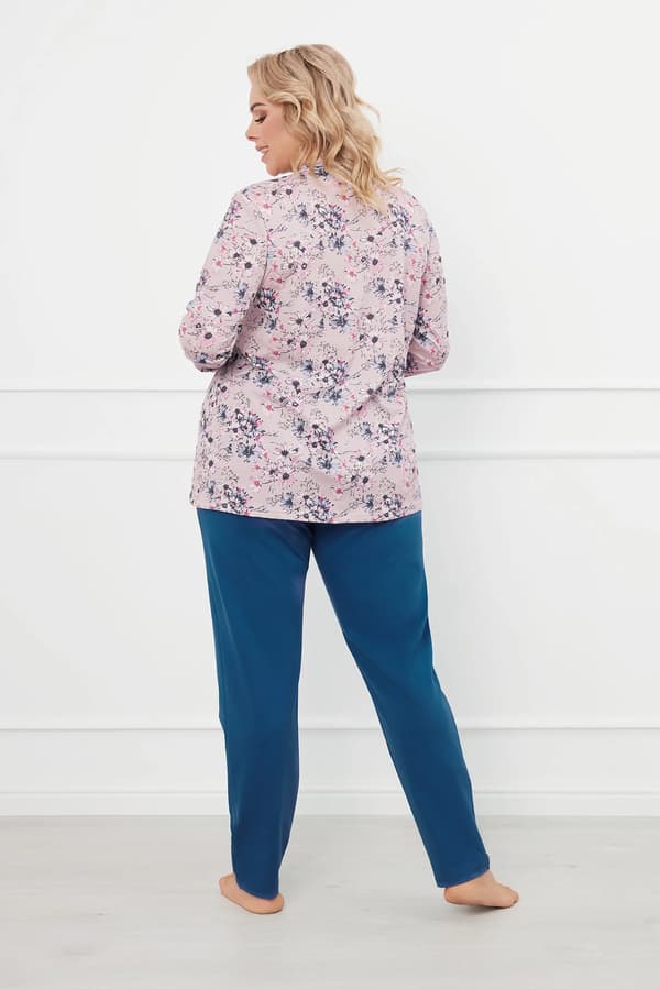 Lacenta dampyjamas, långärmad, långbyxor XXL