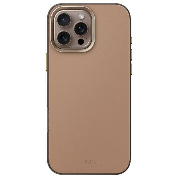 UNIQ Lyden DS-cover til iPhone 16 Pro Max, brun-grå