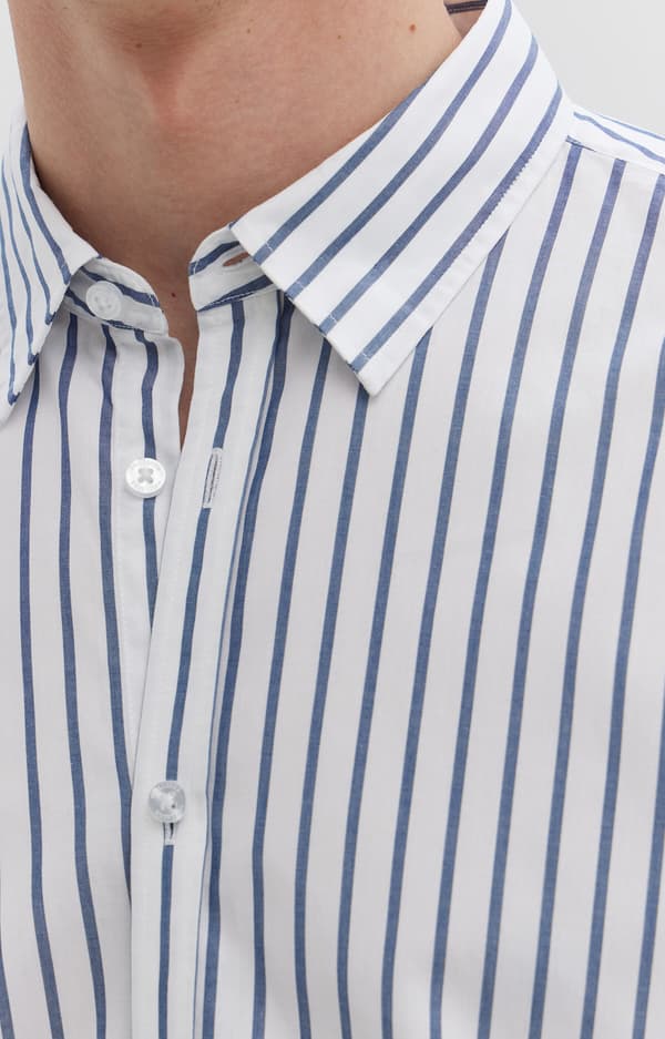 Oversized stribet skjorte XL