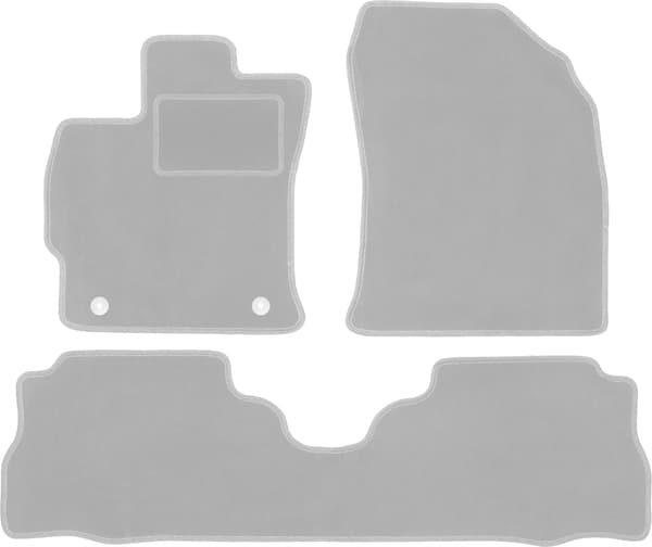 Grå bilmåtter til: Toyota Prius III Plus hatchback (2011-2015)