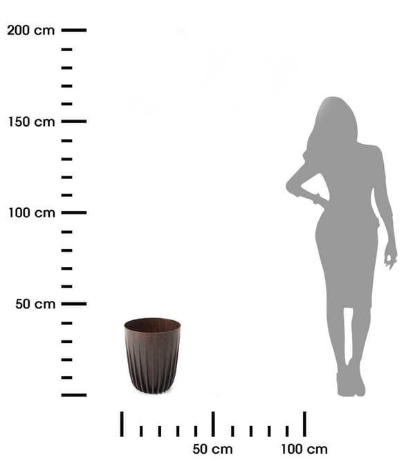 Avskalad ECO-kaffe espresso blomkruka