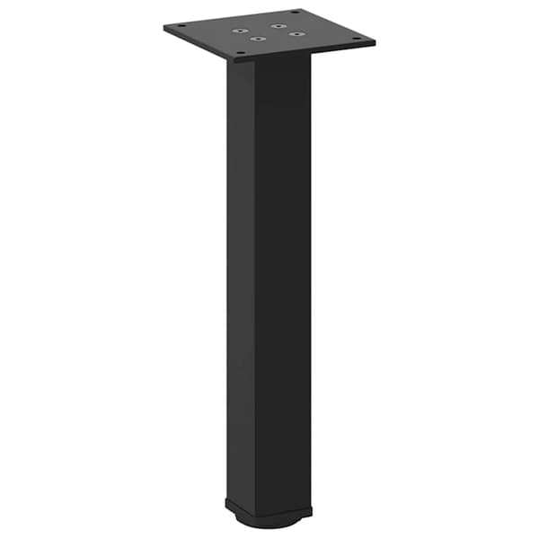 vidaXL sofabordben, 4 stk., sort, 30-32 cm, stål