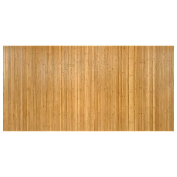 vidaXL Rektangulär matta, naturlig, 100x200 cm, bambu