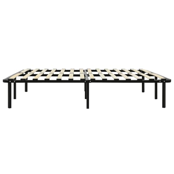 vidaXL sengestel sort metal 120 x 200 cm