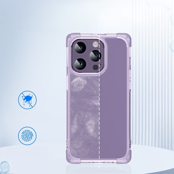 iPhone 13 Pro cover, ERBORD CornerShield, lilla