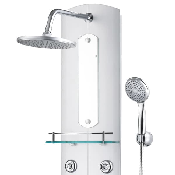 vidaXL Duschpanel 25 x 43 x 120 cm silver