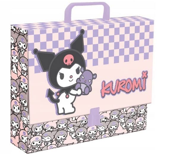 FOLDETASKE MED HÅNDTAG A4 XL KUROMI 4288
