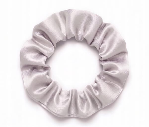 Silkeshårband mulberry 6A silver S premium 2cm