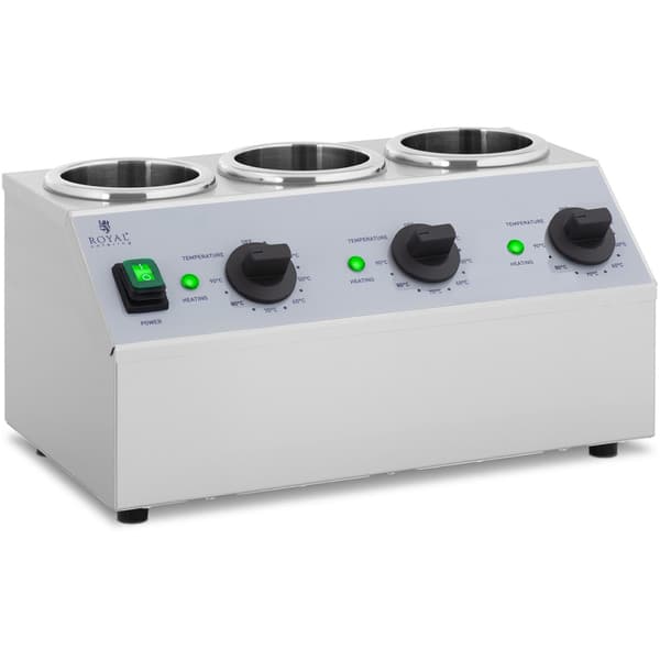 Hotkastikepullonlämmittimet 3x 1L 40-90C 550W