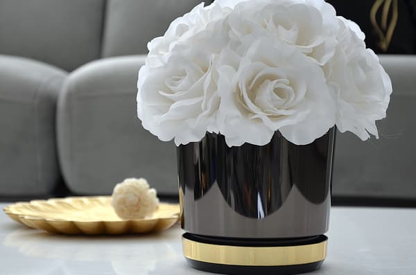 DUO SORT OG GULD GRYDE DIAMETER 21 CM DUO SORT OG GULD