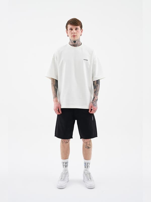 Herreshorts i sort med MyStars Washing Basic 30-logo