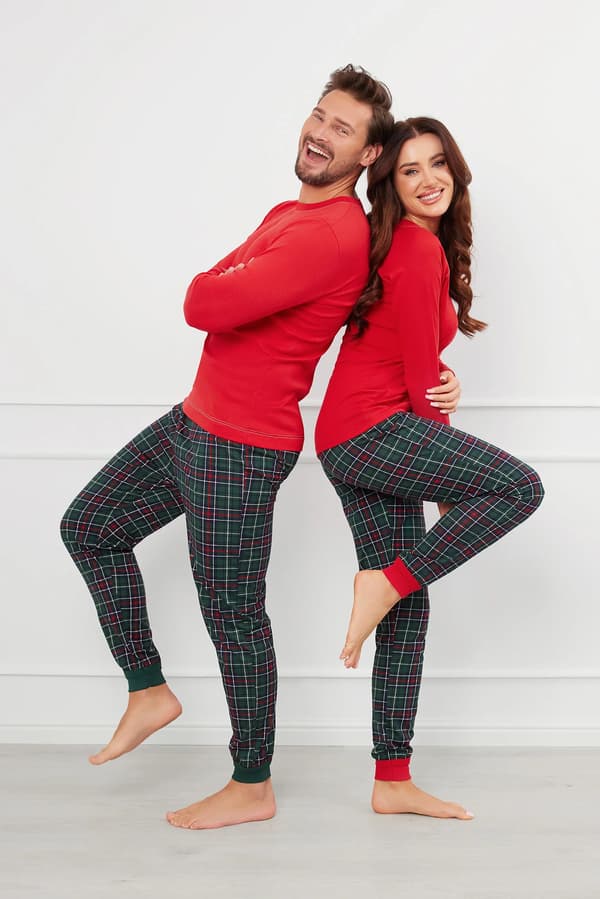 Fogo herrpyjamas långärmad, långbyxor M