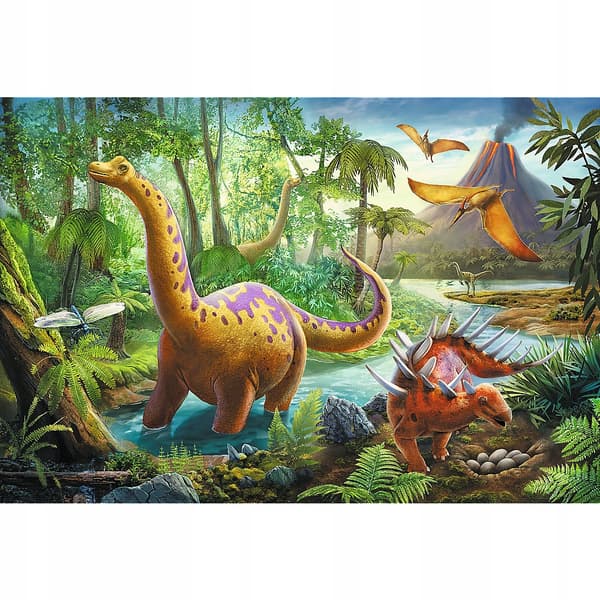Trefl 60 pussel vandring med dinosaurierna