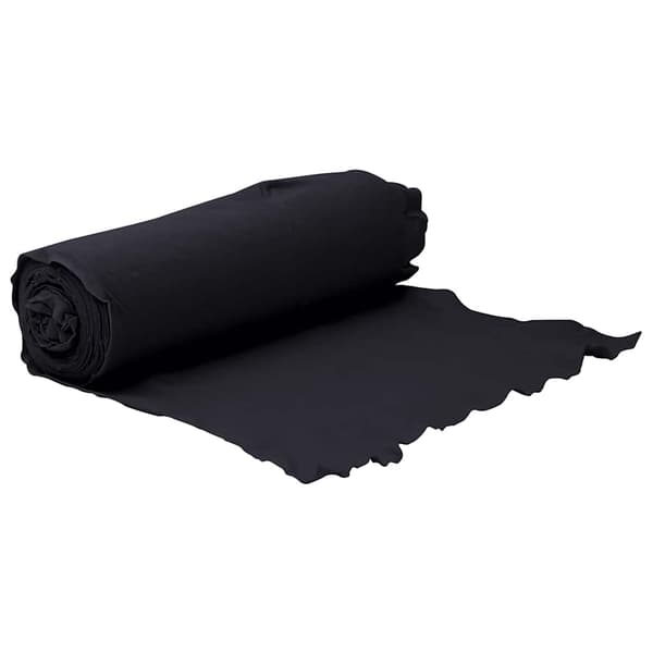vidaXL geotekstil, sort, 1x10 m, polyesterfiber