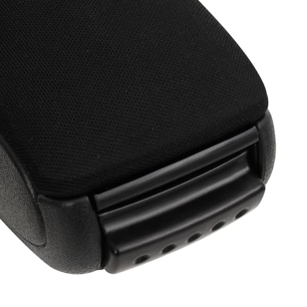vidaXL bilarmlæn, sort, 12x36x(33,5-48) cm, ABS