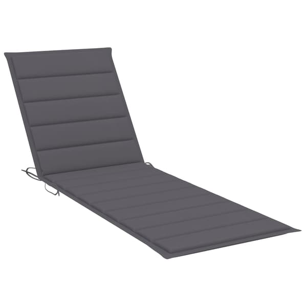 vidaXL Bambu trädgårdslounge med kudde