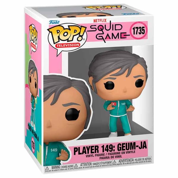 Funko POP Squid Game 1735 Spelare 149: Geum-Ja Samlarfigur