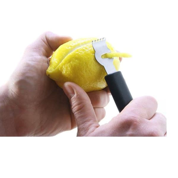 Dekorativ citruskniv i rustfrit stål - Hendi 856031