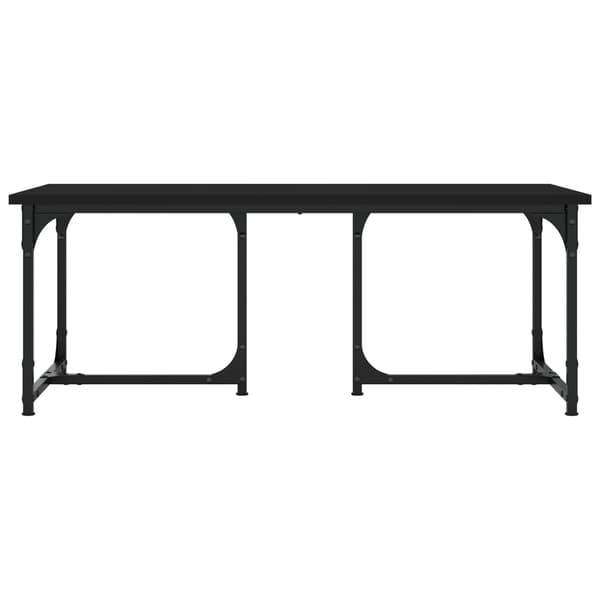 vidaXL sofabord, sort, 90x50x35 cm, træbaseret materiale