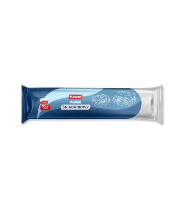 Rulle vitt sandwichpapper 24 x 30 cm 40 ark master