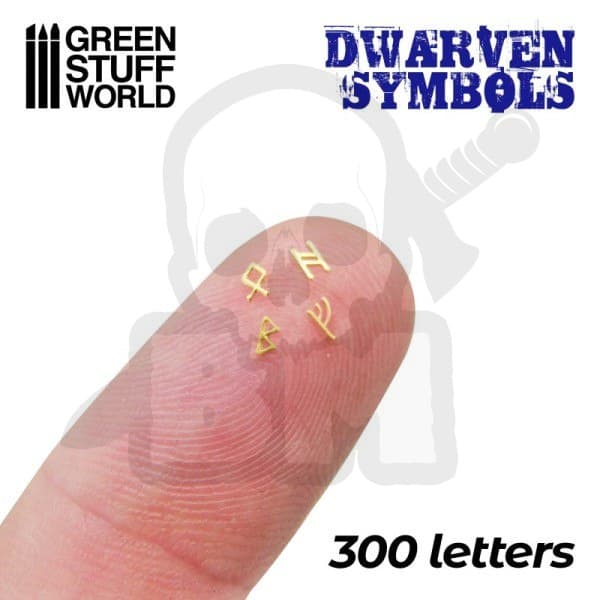 GSTU505344 Dvärgsymboler 300 bokstäver