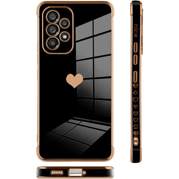 Etui til Samsung Galaxy A33 5G, Electro heart, sort